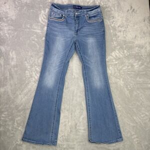 Westfield Eagle Women's Jeans Bootcut Western Bling Embellished Size 13